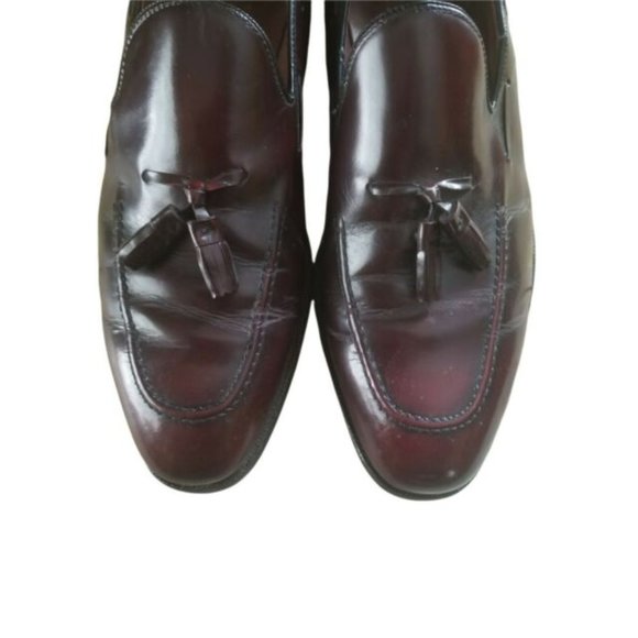 VTG HANOVER Men\'s Burgundy Tassel Loafers Slip Ons Size 13 C/A, Narrow USA main image 7